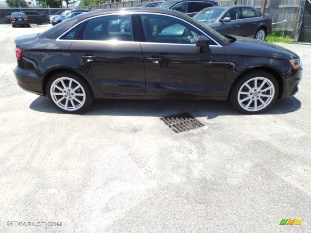 2015 A3 2.0 Premium Plus quattro - Beluga Brown Metallic / Black photo #8