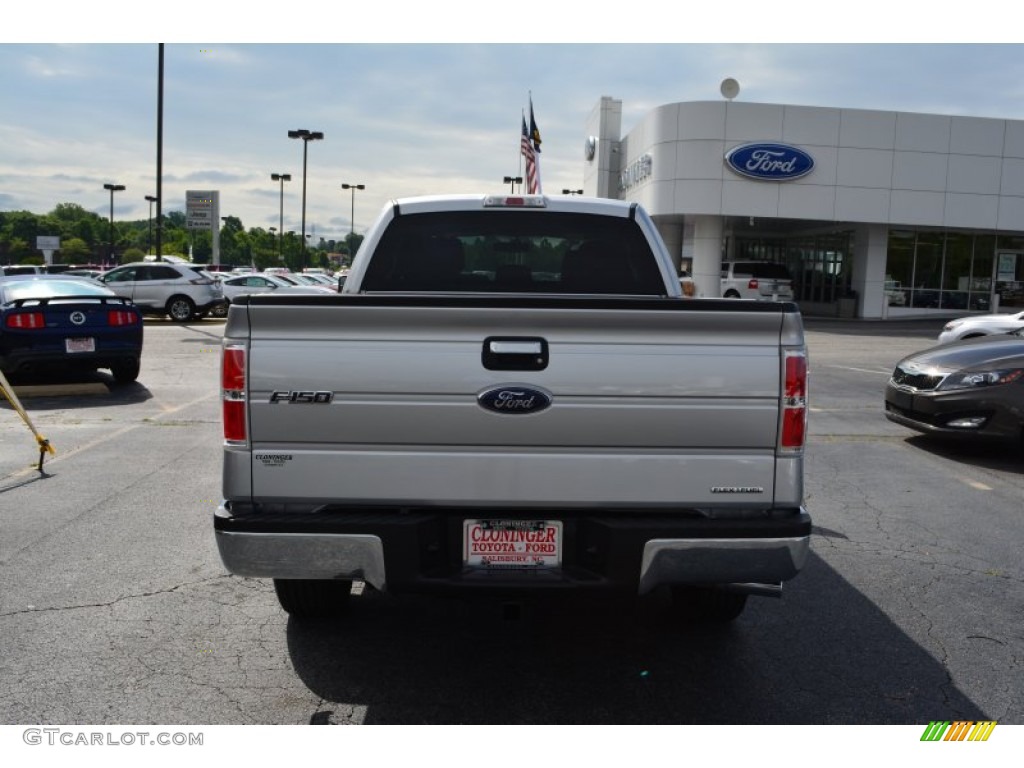 2014 F150 XLT SuperCab - Ingot Silver / Pale Adobe photo #4