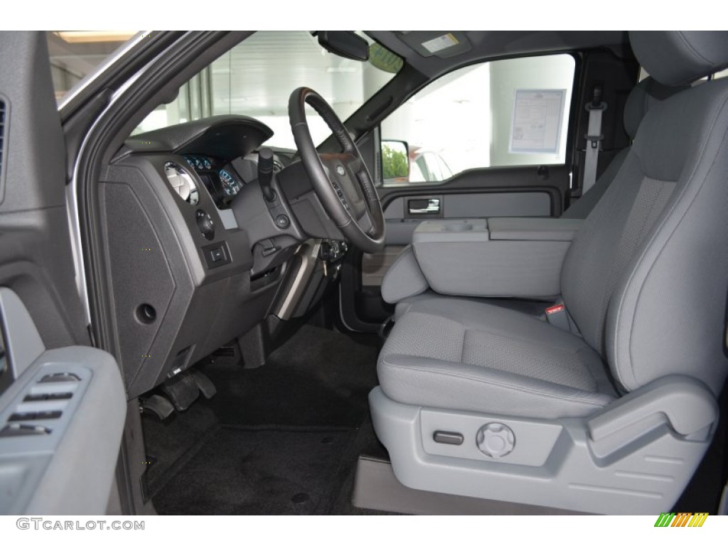 2014 F150 XLT SuperCab - Ingot Silver / Pale Adobe photo #12