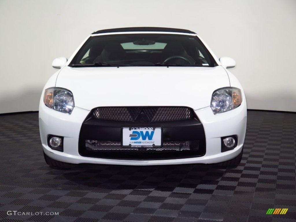 2012 Eclipse Spyder GS Sport - Northstar White / Dark Charcoal photo #10