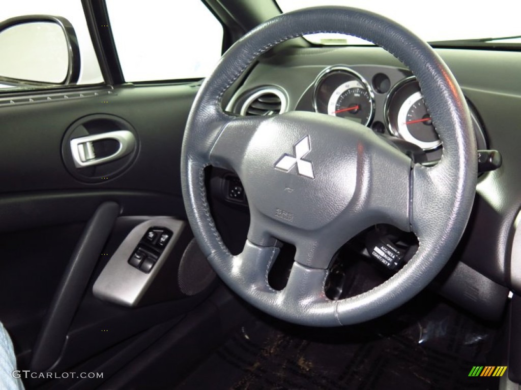 2012 Eclipse Spyder GS Sport - Northstar White / Dark Charcoal photo #24
