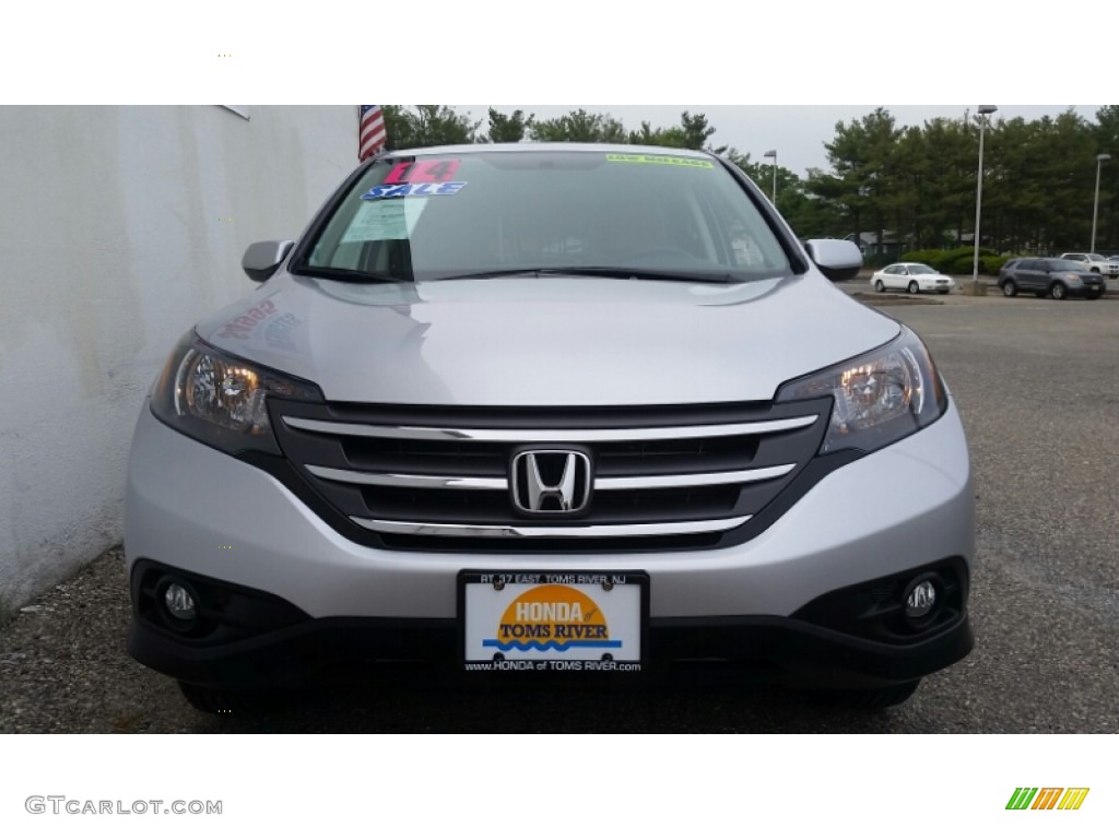 2014 CR-V EX AWD - Alabaster Silver Metallic / Beige photo #2