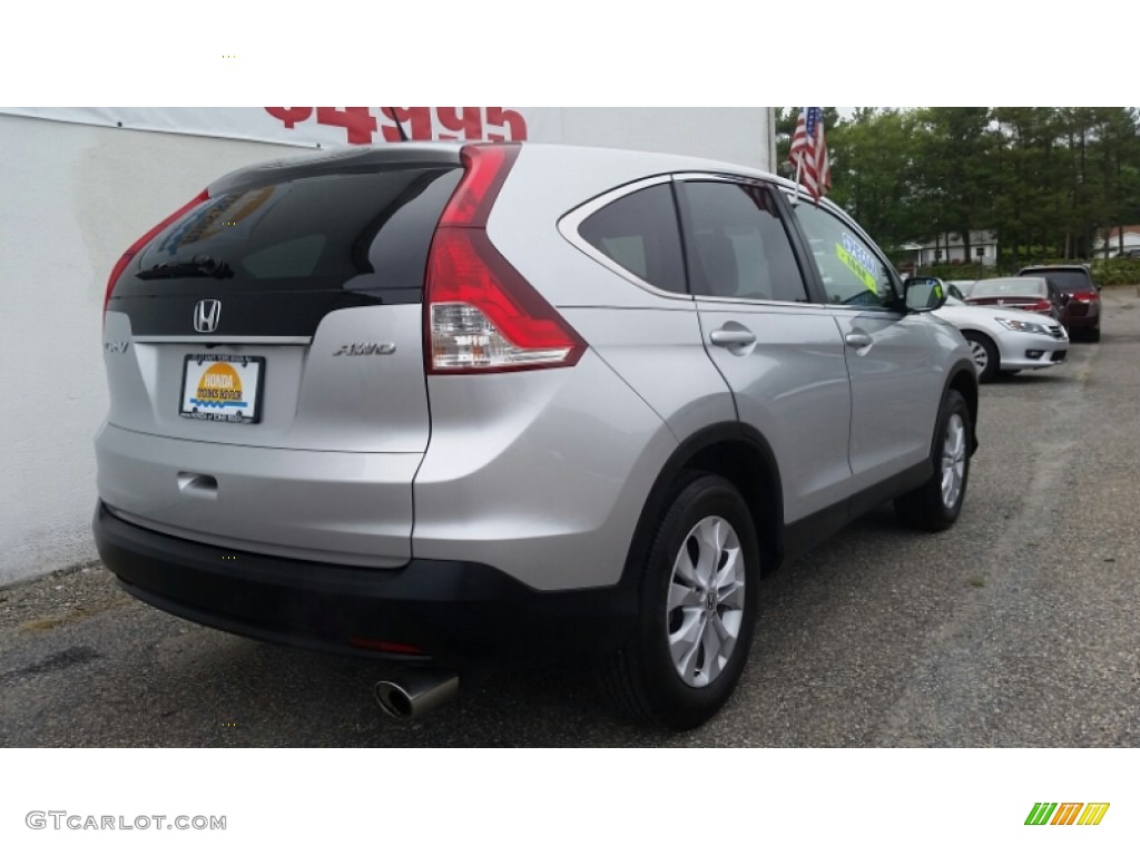 2014 CR-V EX AWD - Alabaster Silver Metallic / Beige photo #9