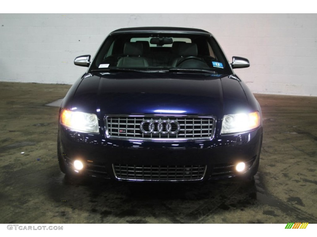 2006 S4 4.2 quattro Cabriolet - Moro Blue Pearl Effect / Silver photo #4