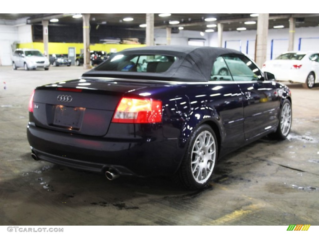 2006 S4 4.2 quattro Cabriolet - Moro Blue Pearl Effect / Silver photo #8