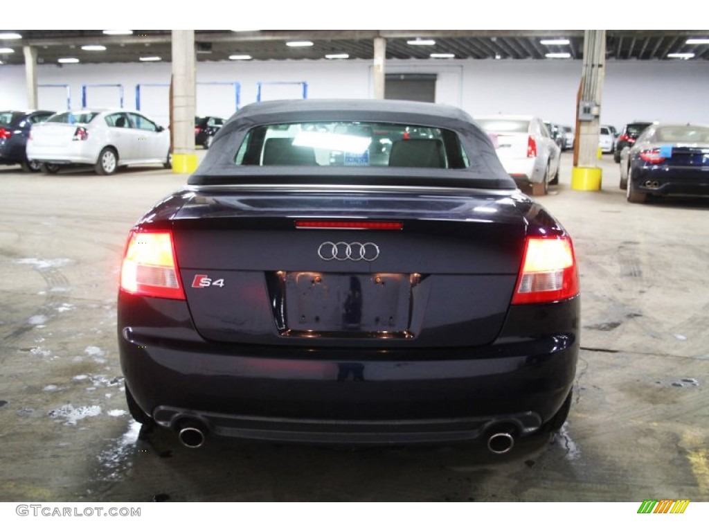 2006 S4 4.2 quattro Cabriolet - Moro Blue Pearl Effect / Silver photo #9
