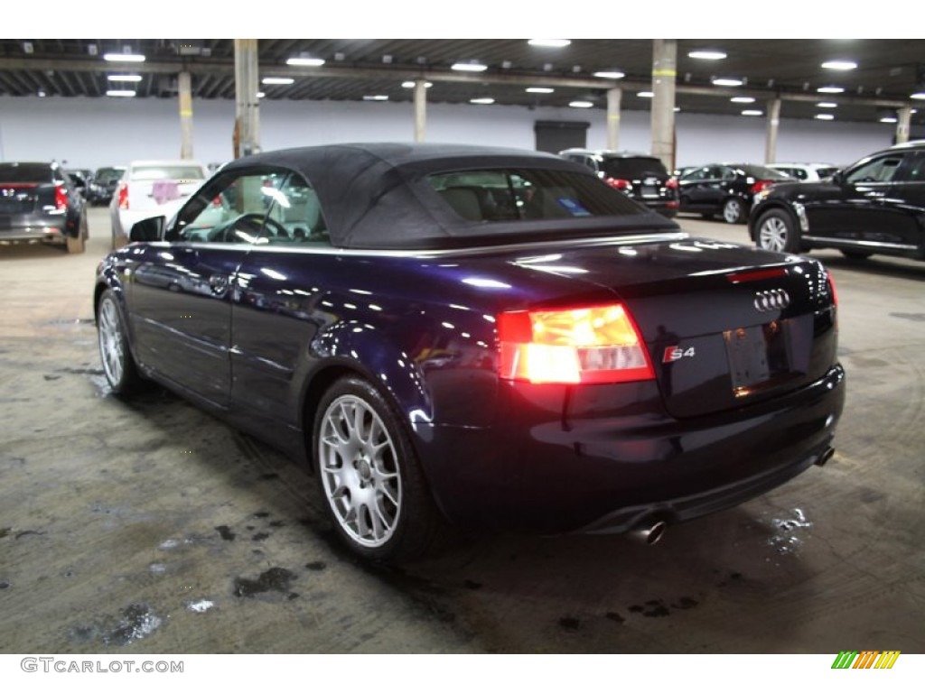 2006 S4 4.2 quattro Cabriolet - Moro Blue Pearl Effect / Silver photo #10