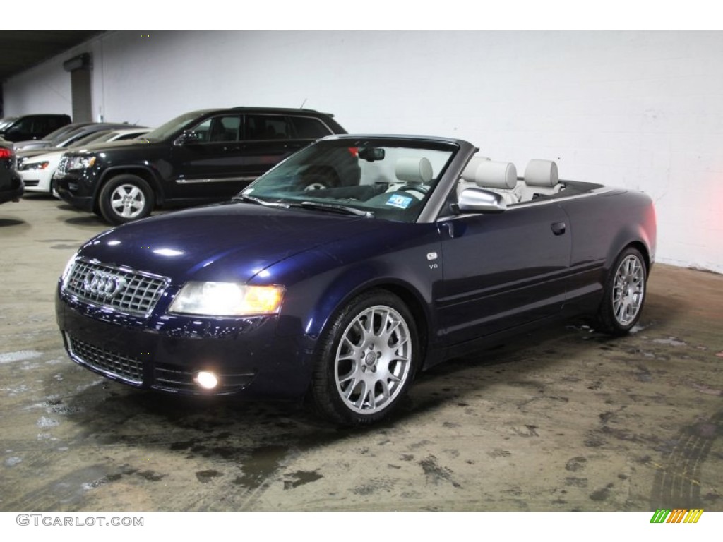 2006 S4 4.2 quattro Cabriolet - Moro Blue Pearl Effect / Silver photo #12