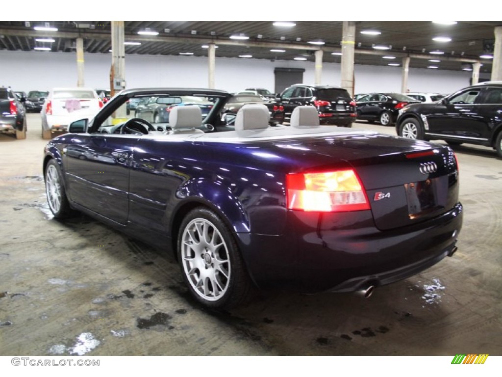 2006 S4 4.2 quattro Cabriolet - Moro Blue Pearl Effect / Silver photo #14