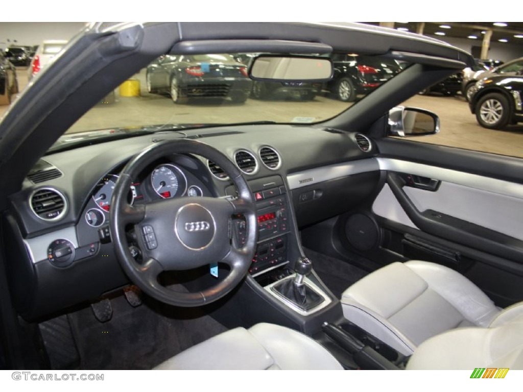 Silver Interior 2006 Audi S4 4.2 quattro Cabriolet Photo #104565049