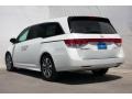 2015 White Diamond Pearl Honda Odyssey Touring Elite  photo #2