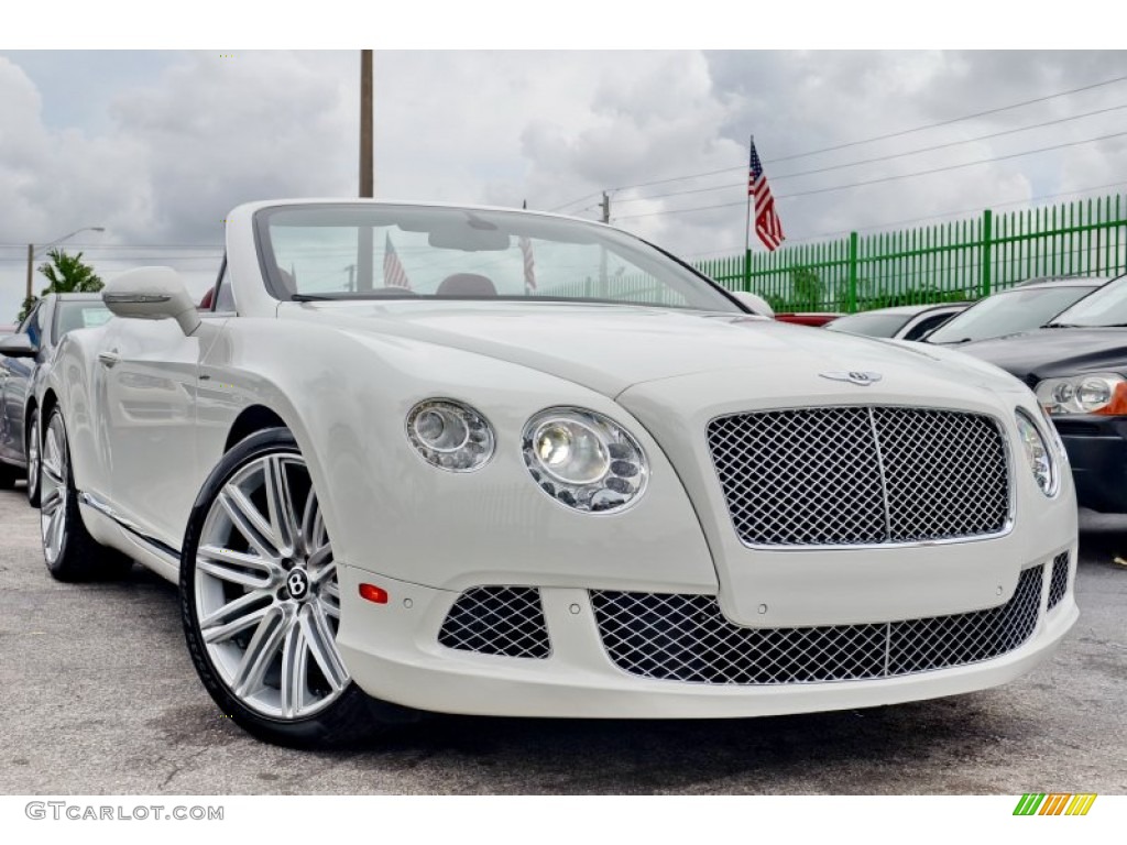 Arctica White 2014 Bentley Continental GTC Speed Exterior Photo #104568907