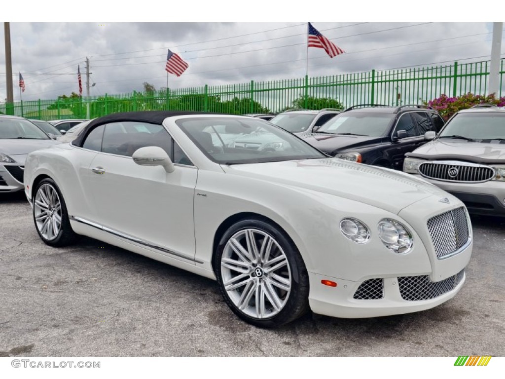 Arctica White 2014 Bentley Continental GTC Speed Exterior Photo #104569024