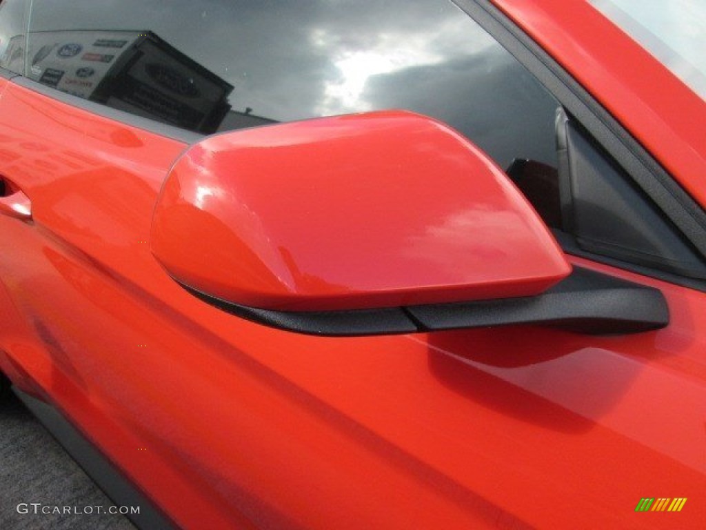 2015 Mustang V6 Convertible - Competition Orange / Ebony photo #2