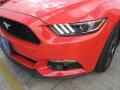 2015 Competition Orange Ford Mustang V6 Convertible  photo #13