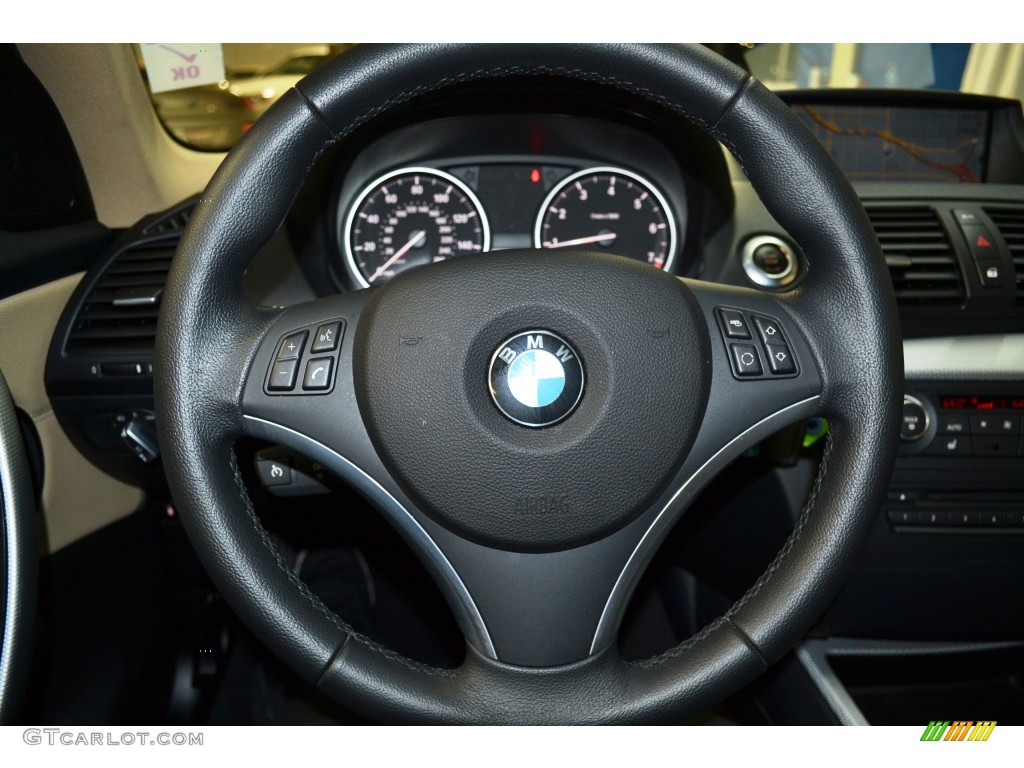 2012 1 Series 128i Coupe - Crimson Red / Savanna Beige photo #24