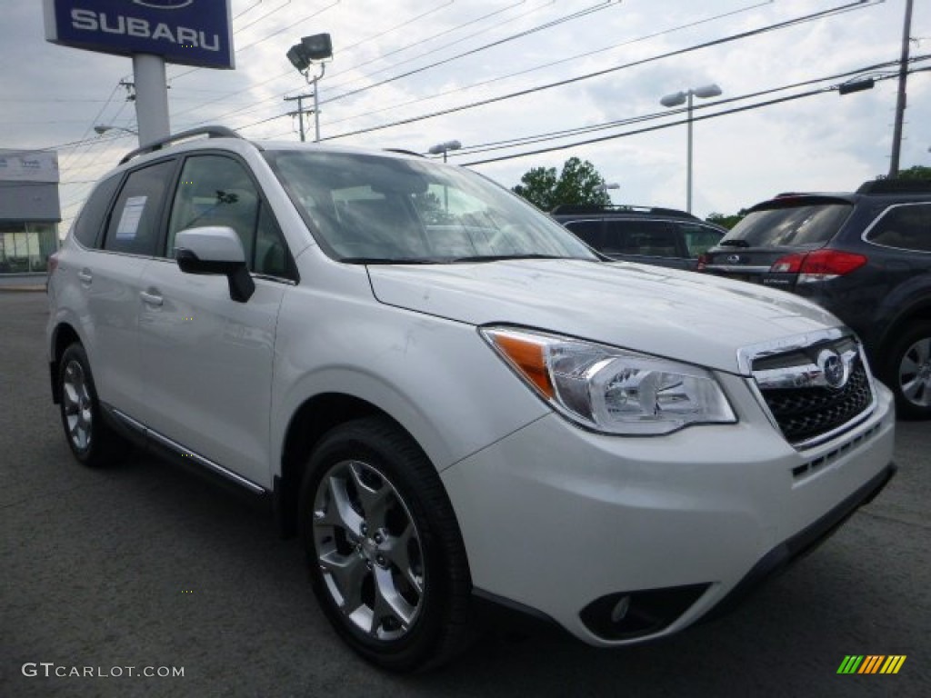 2015 Forester 2.5i Touring - Satin White Pearl / Gray photo #1