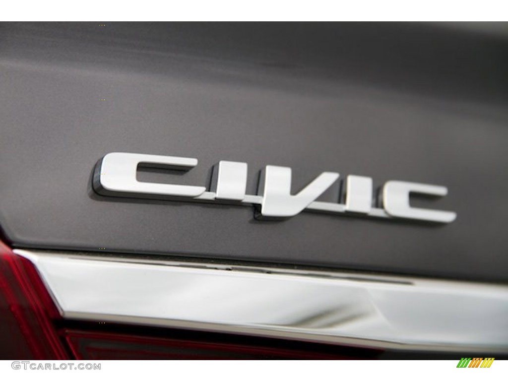 2015 Civic SE Sedan - Modern Steel Metallic / Black photo #3