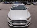 2015 White Platinum Metallic Ford Fusion Titanium  photo #16