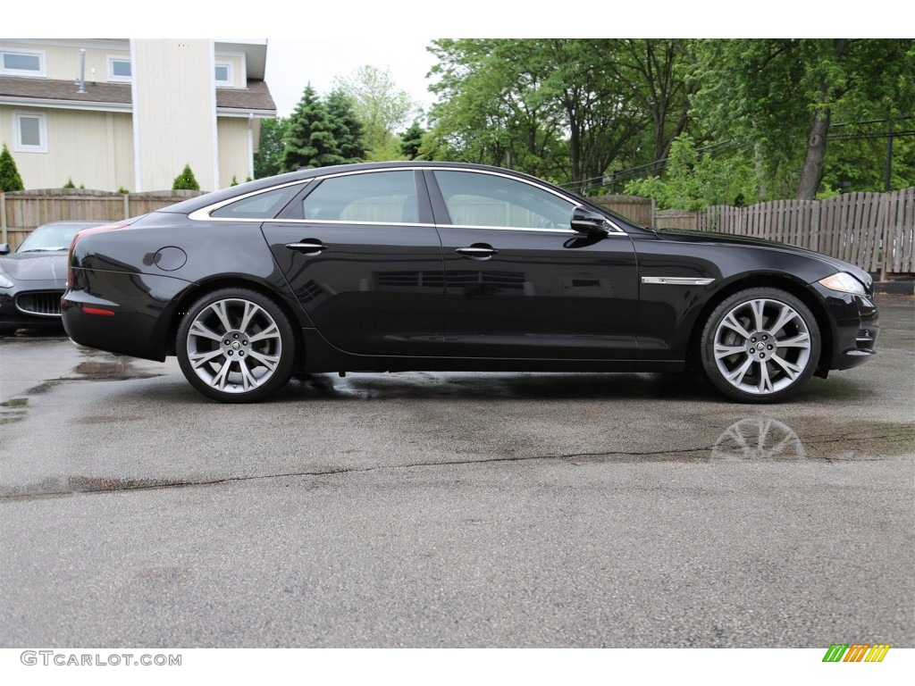 Ebony Black 2013 Jaguar XJ XJ AWD Exterior Photo #104582236