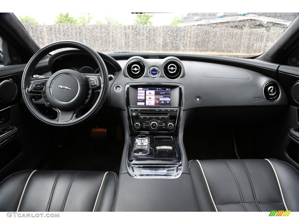 2013 Jaguar XJ XJ AWD Jet Dashboard Photo #104582272