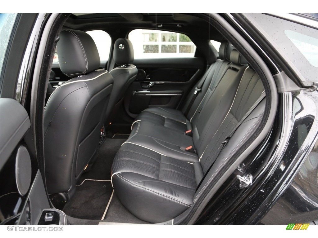 2013 Jaguar XJ XJ AWD Rear Seat Photo #104582302