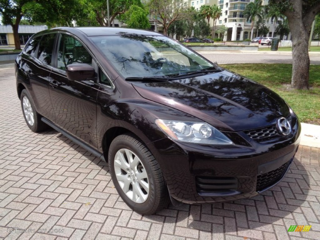 Black Cherry Mica 2008 Mazda CX-7 Touring Exterior Photo #104582670