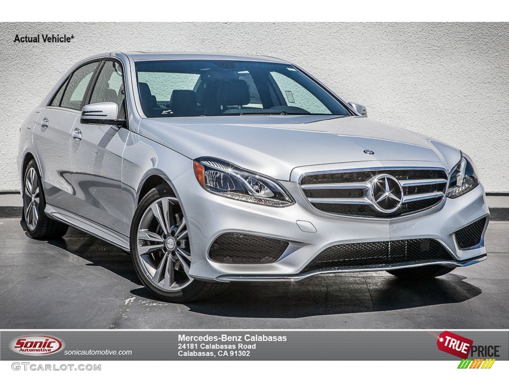 2016 E 350 Sedan - Iridium Silver Metallic / Black photo #1