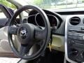 2008 Mazda CX-7 Sand Interior Steering Wheel Photo