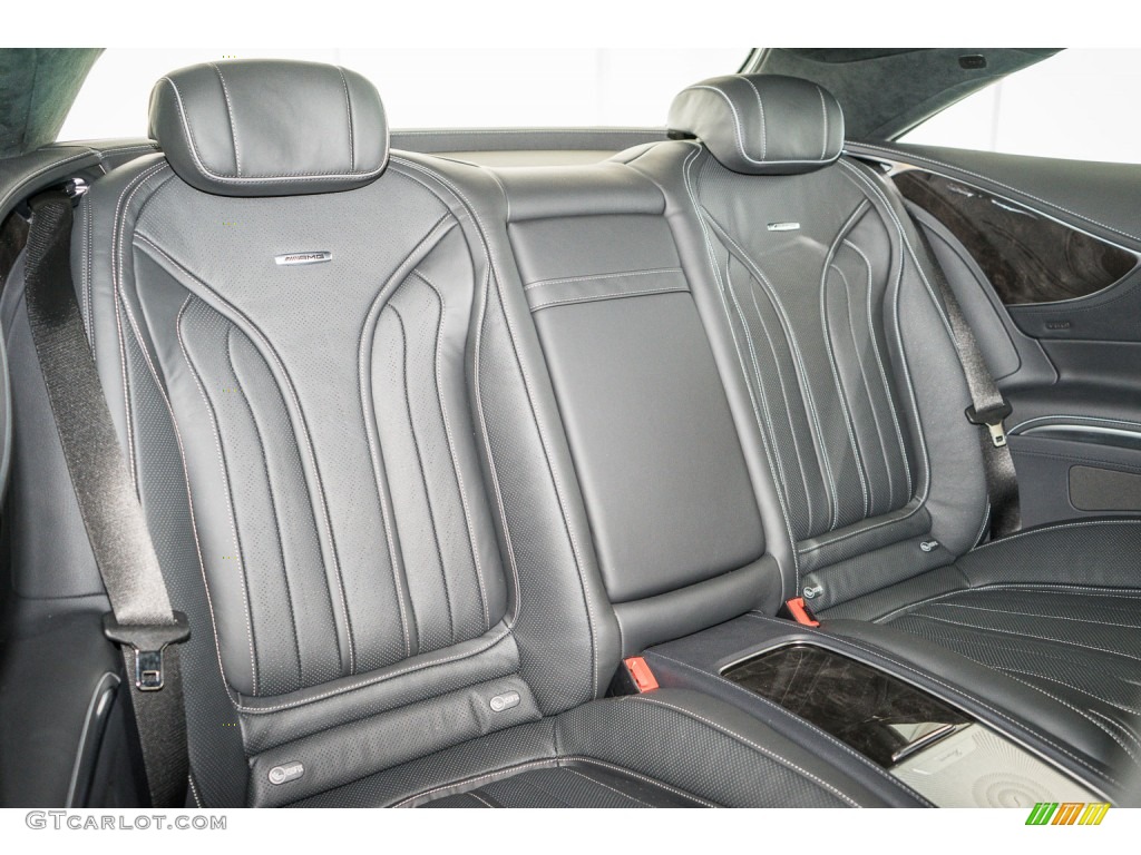 2015 Mercedes-Benz S 63 AMG 4Matic Coupe Rear Seat Photo #104583702