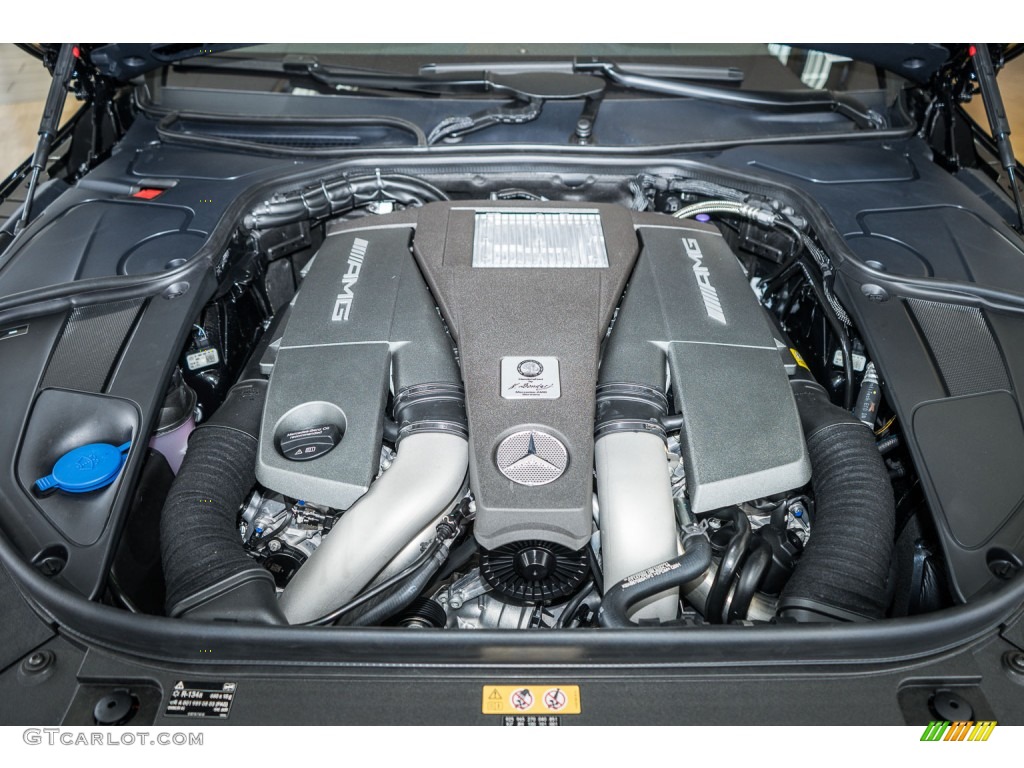 2015 Mercedes-Benz S 63 AMG 4Matic Coupe 5.5 Liter AMG biturbo DOHC 32-Valve VVT V8 Engine Photo #104583804