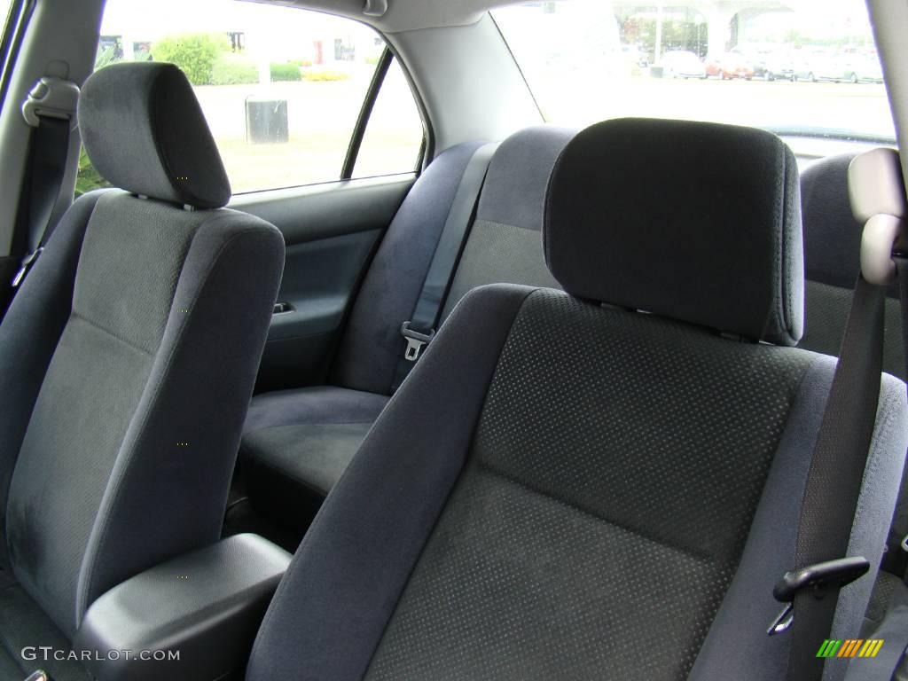 2004 Lancer OZ Rally - Labrador Black Pearl / Black photo #27
