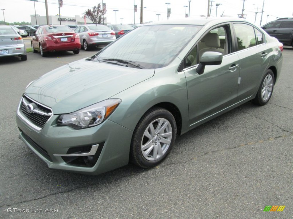 Jasmine Green Metallic 2015 Subaru Impreza 2.0i Premium 4 Door Exterior Photo #104584749