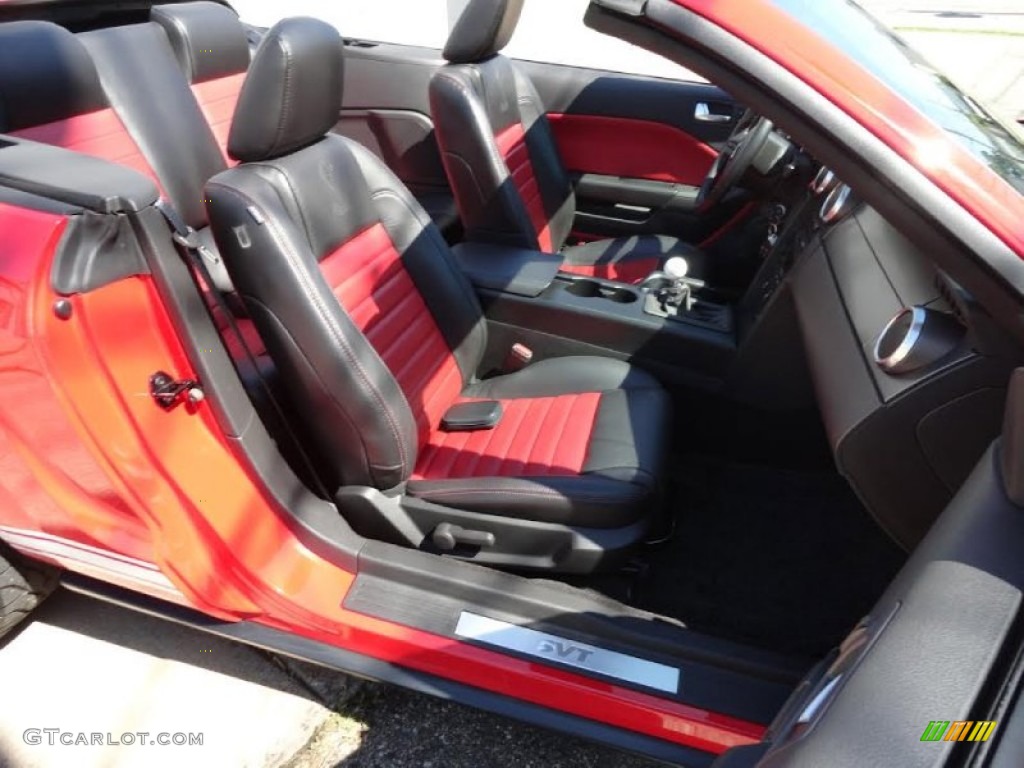 2007 Mustang Shelby GT500 Convertible - Torch Red / Black/Red photo #10