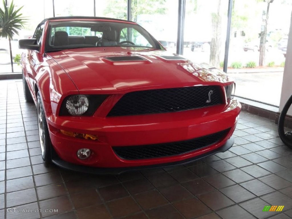 2007 Mustang Shelby GT500 Convertible - Torch Red / Black/Red photo #16