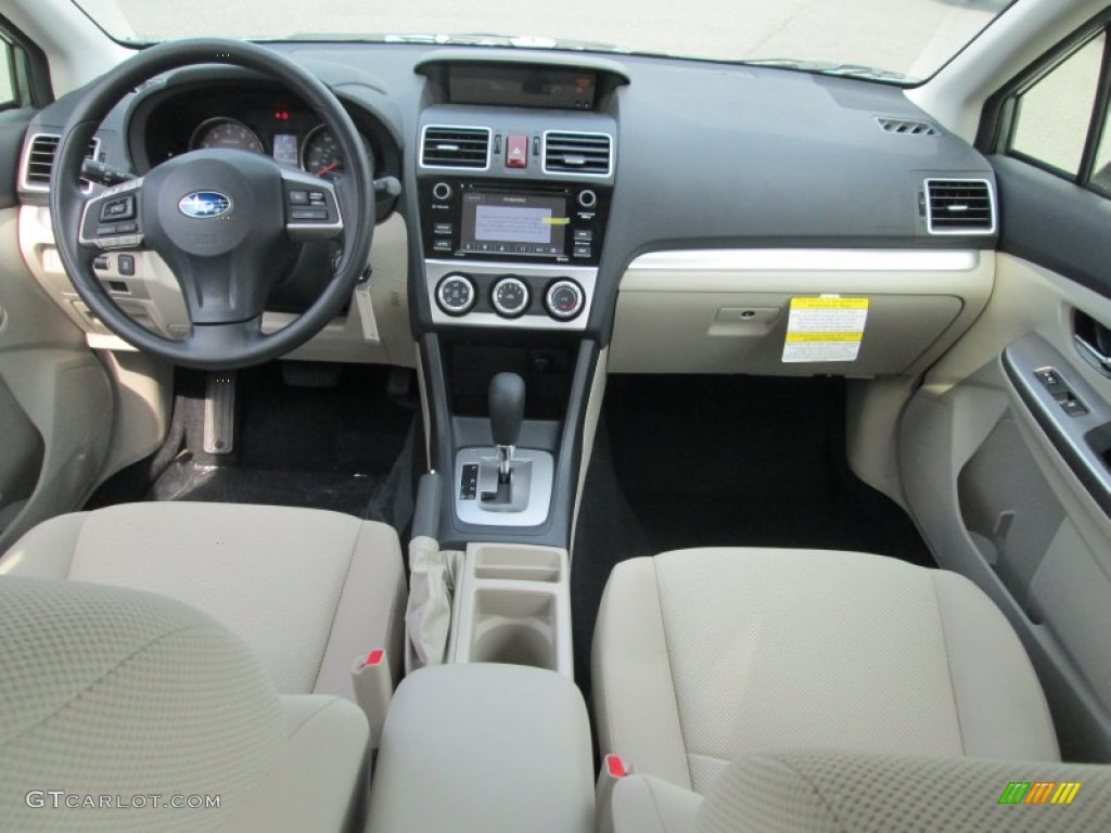 2015 Subaru Impreza 2.0i Premium 4 Door Ivory Dashboard Photo #104585148