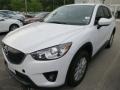 2014 Crystal White Pearl Mica Mazda CX-5 Touring AWD  photo #3