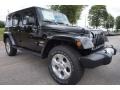 2015 Black Jeep Wrangler Unlimited Sahara 4x4  photo #4