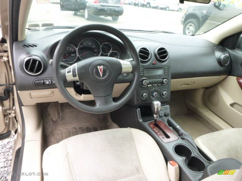 Light Taupe Interior 2007 Pontiac G6 V6 Sedan Photo #104587362