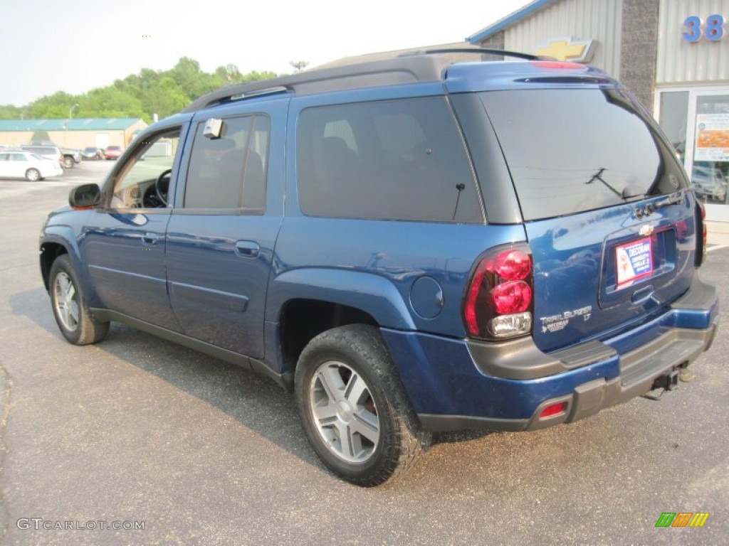 2005 TrailBlazer EXT LT 4x4 - Superior Blue Metallic / Light Gray photo #15