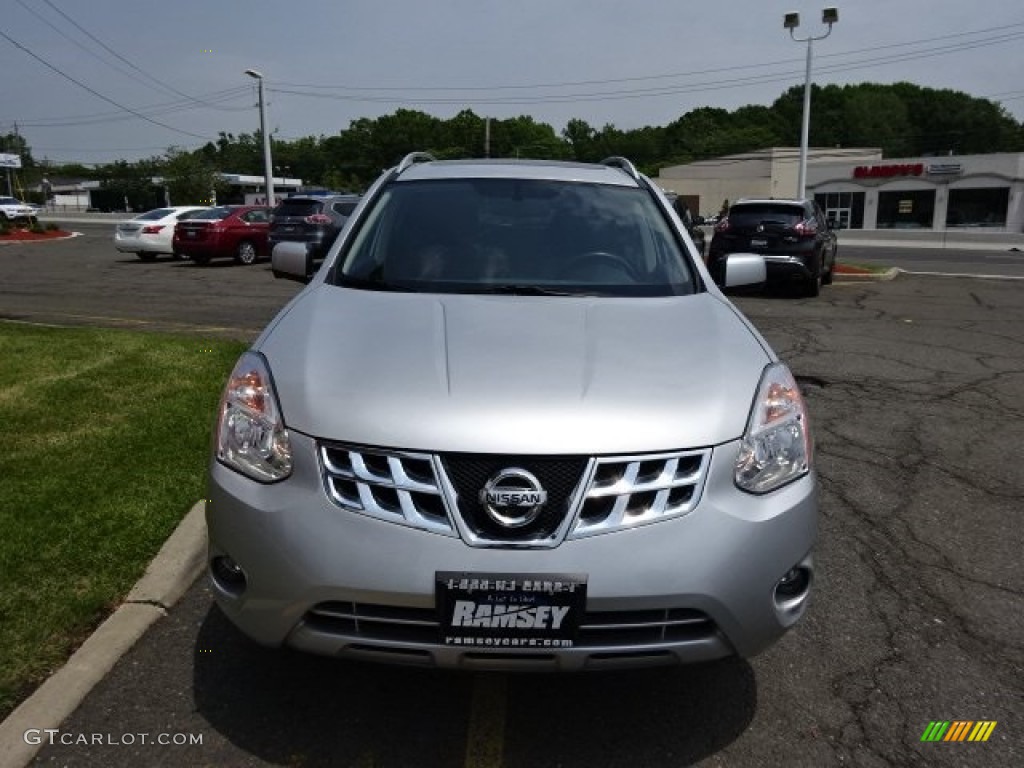 2012 Rogue SL AWD - Brilliant Silver / Black photo #2