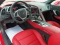 Adrenaline Red 2015 Chevrolet Corvette Z06 Coupe Interior Color