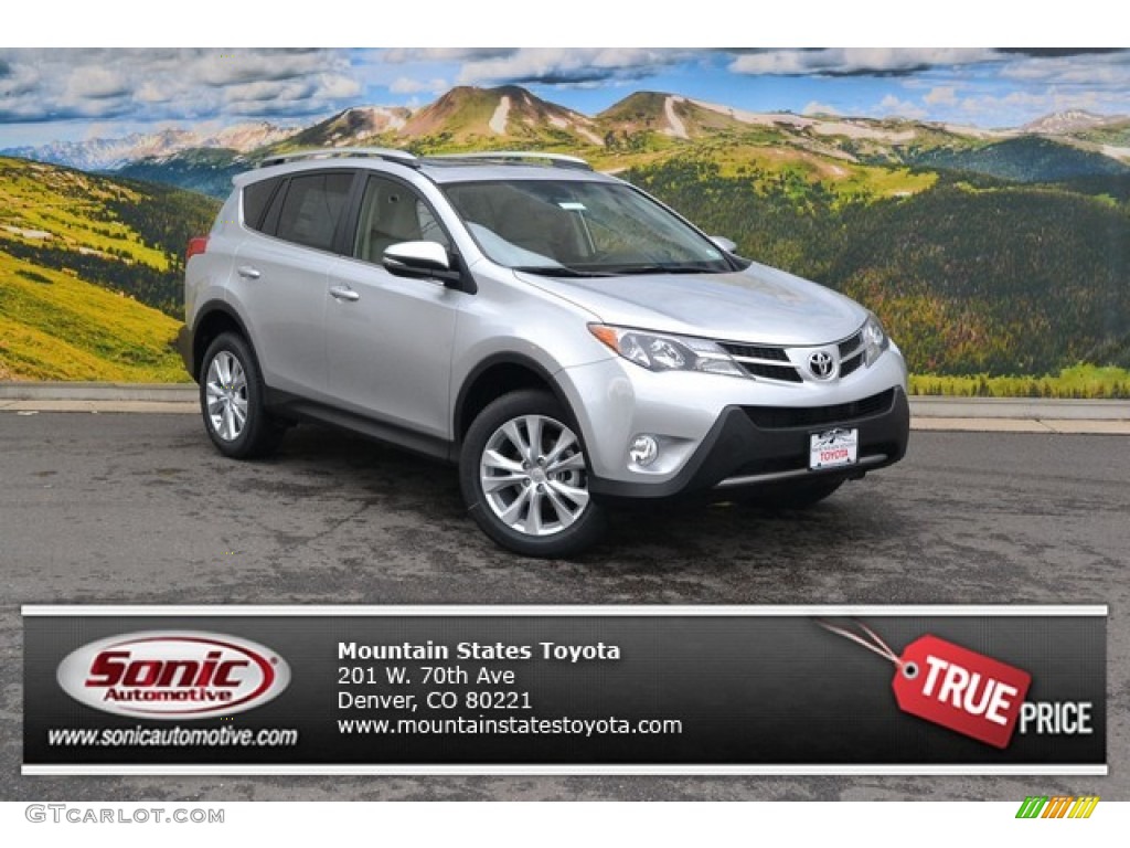 2015 RAV4 Limited AWD - Classic Silver Metallic / Ash photo #1