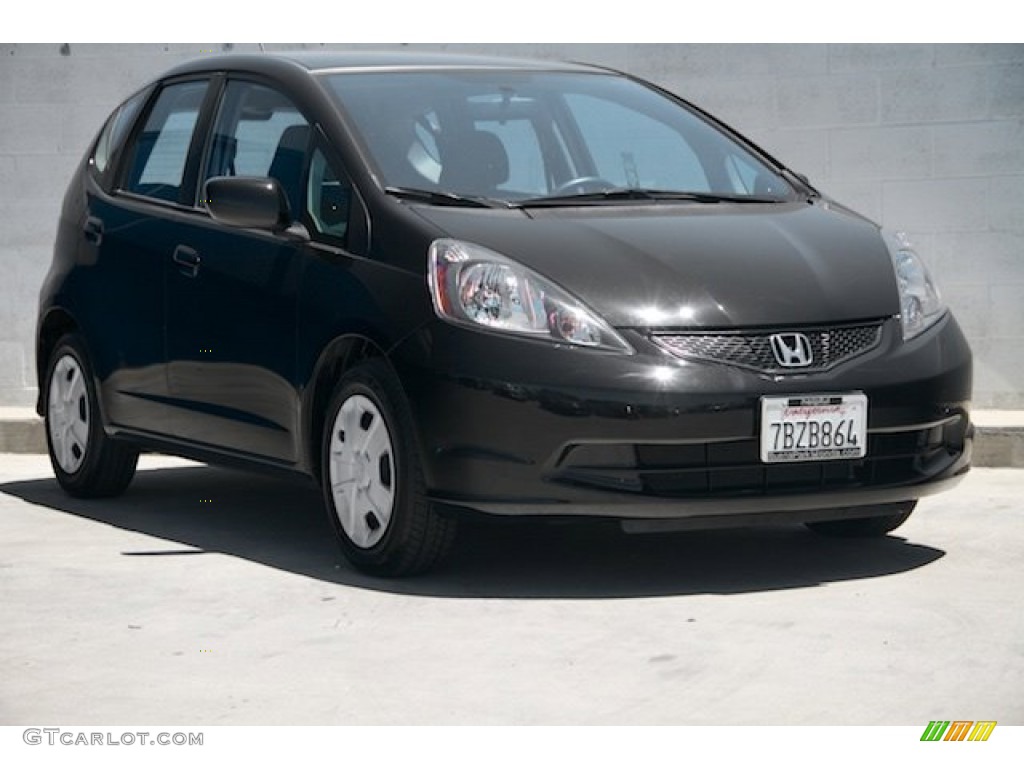 2013 Fit  - Crystal Black Pearl / Gray photo #1