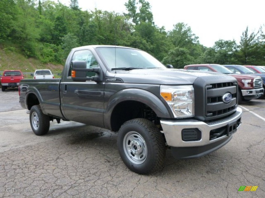 2015 F250 Super Duty XL Regular Cab 4x4 - Magnetic / Steel photo #1