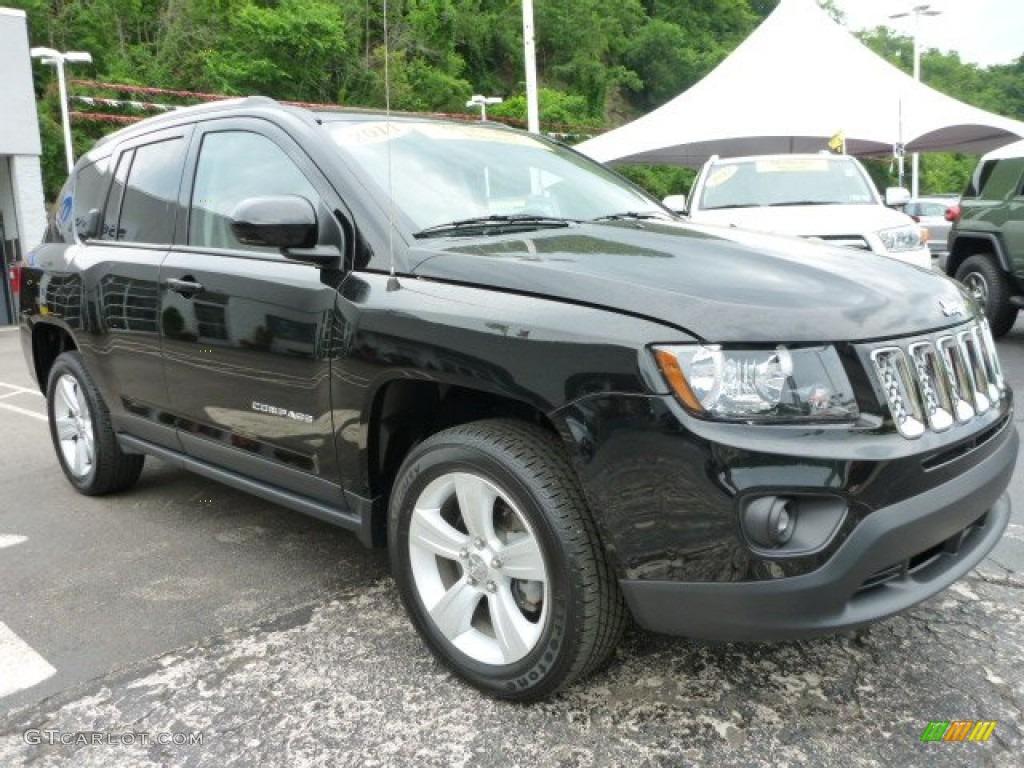 Black 2014 Jeep Compass Latitude 4x4 Exterior Photo #104591541