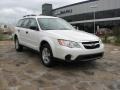Satin White Pearl - Outback 2.5i Wagon Photo No. 1
