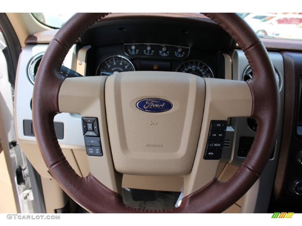 2013 F150 King Ranch SuperCrew 4x4 - Oxford White / King Ranch Chaparral Leather photo #30