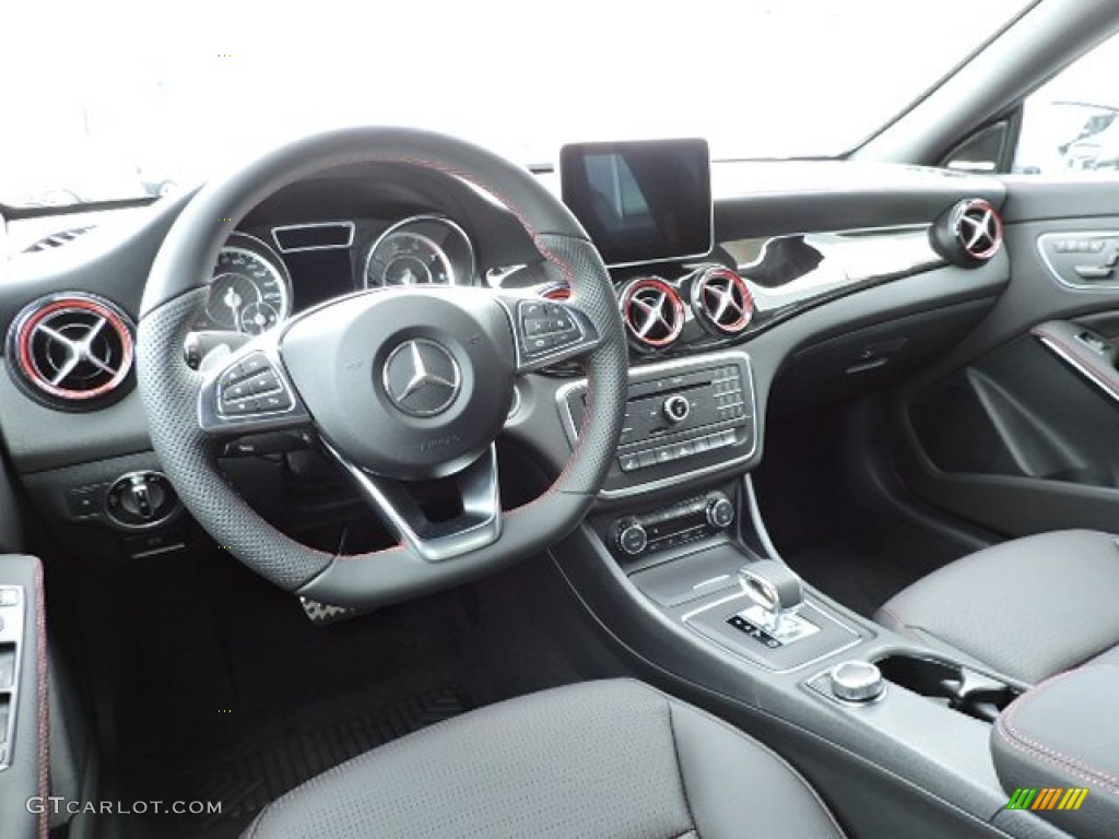 2015 Mercedes-Benz CLA 45 AMG Black/Red Cut Dashboard Photo #104593320