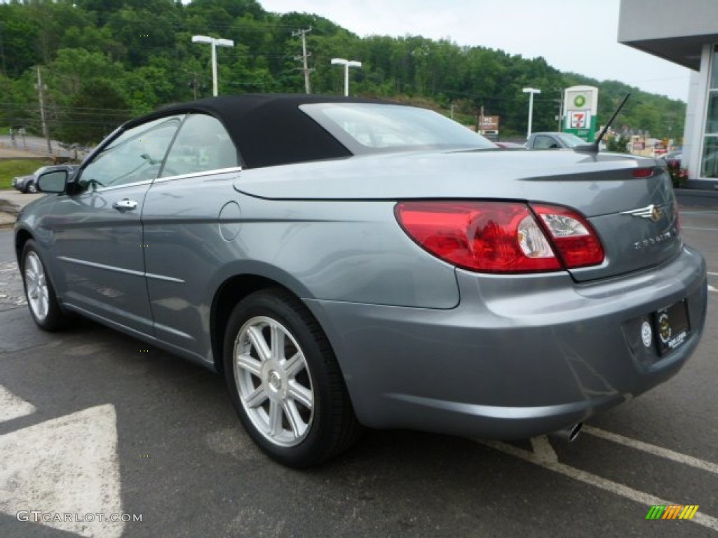 2008 Sebring Limited Convertible - Silver Steel Metallic / Dark Slate Gray/Light Slate Gray photo #2